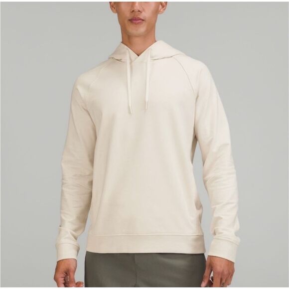 Lululemon City Sweat Pullover Hoodie Bone M Men’s - Picture 1 of 13